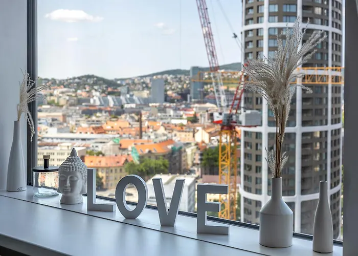 Skau Panorama Family & Business View Free Parking Apartmán *